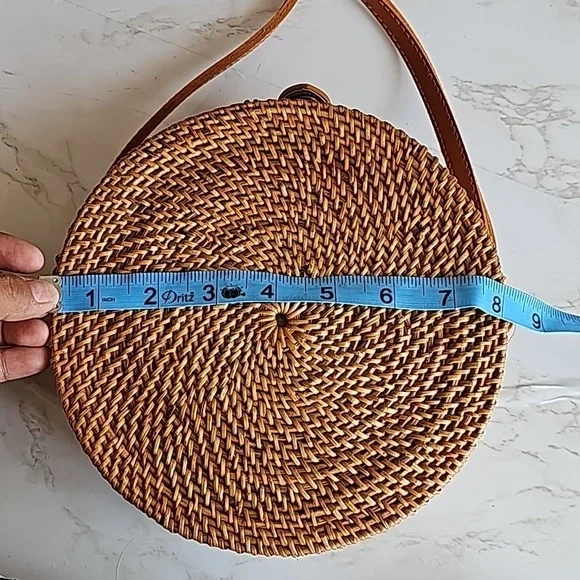 Boho Round Crossbody Bag - Picture 6 of 7